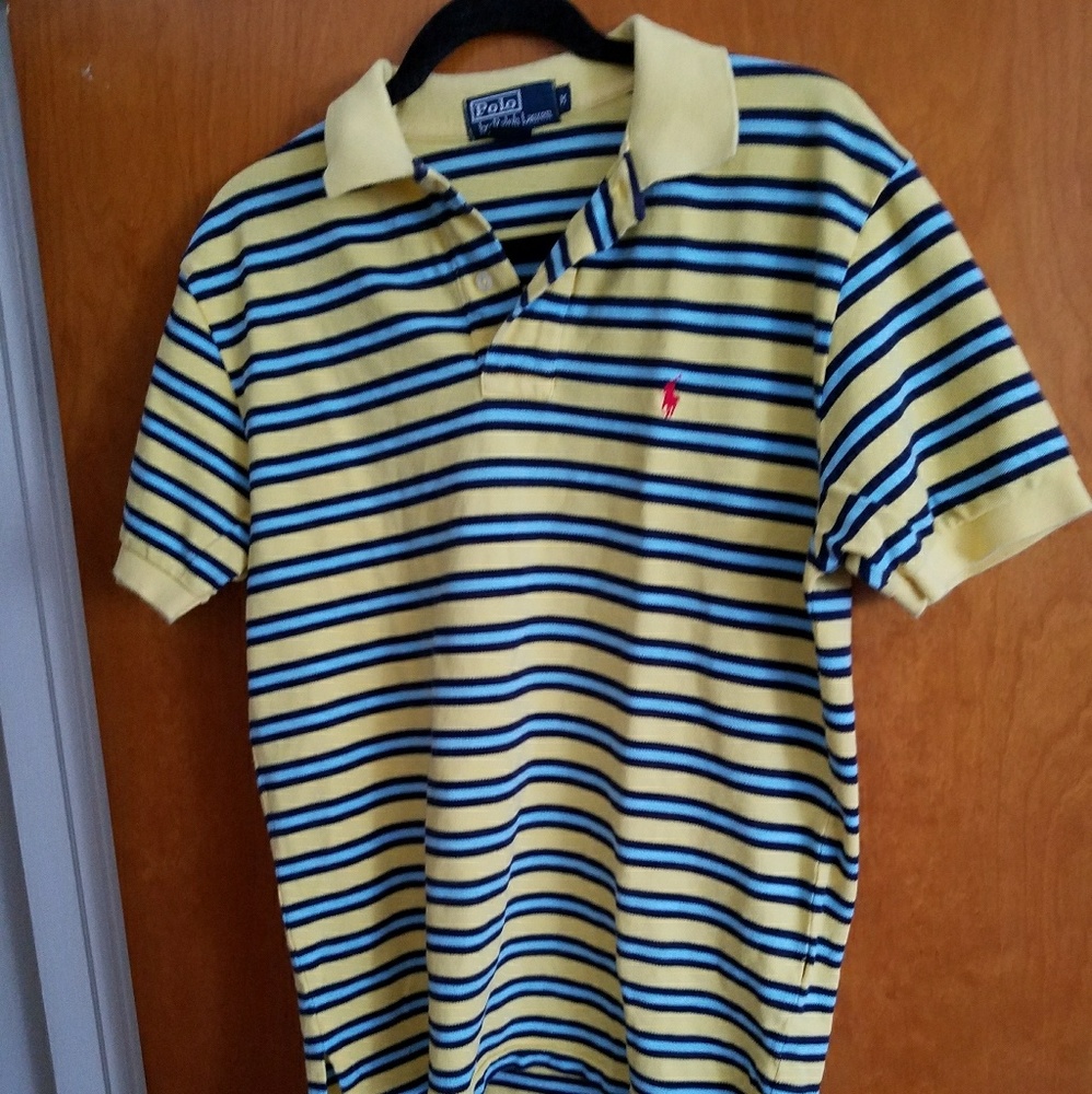 Striped Polo Shirt size Medium